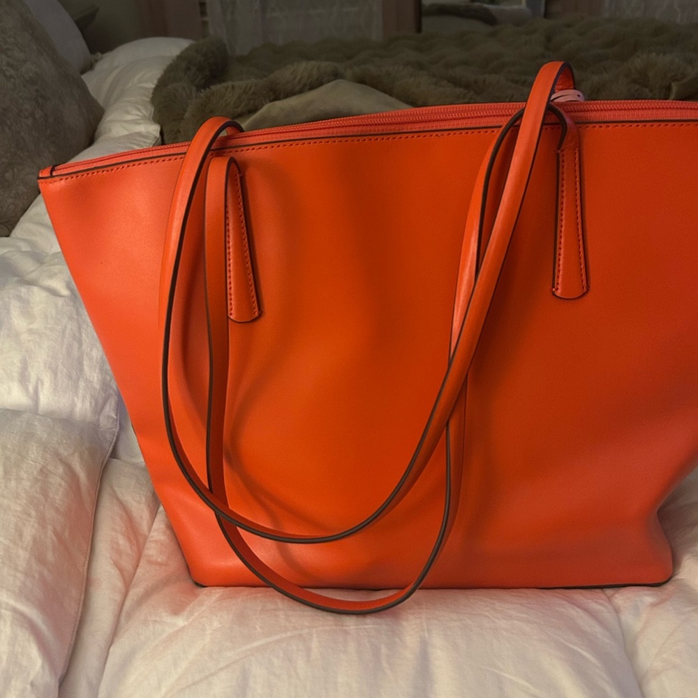 Kate Spade New York Red Orange Tote Bag - Picture 10 of 11